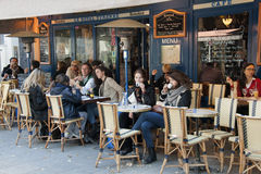 people dining in brasserie paris