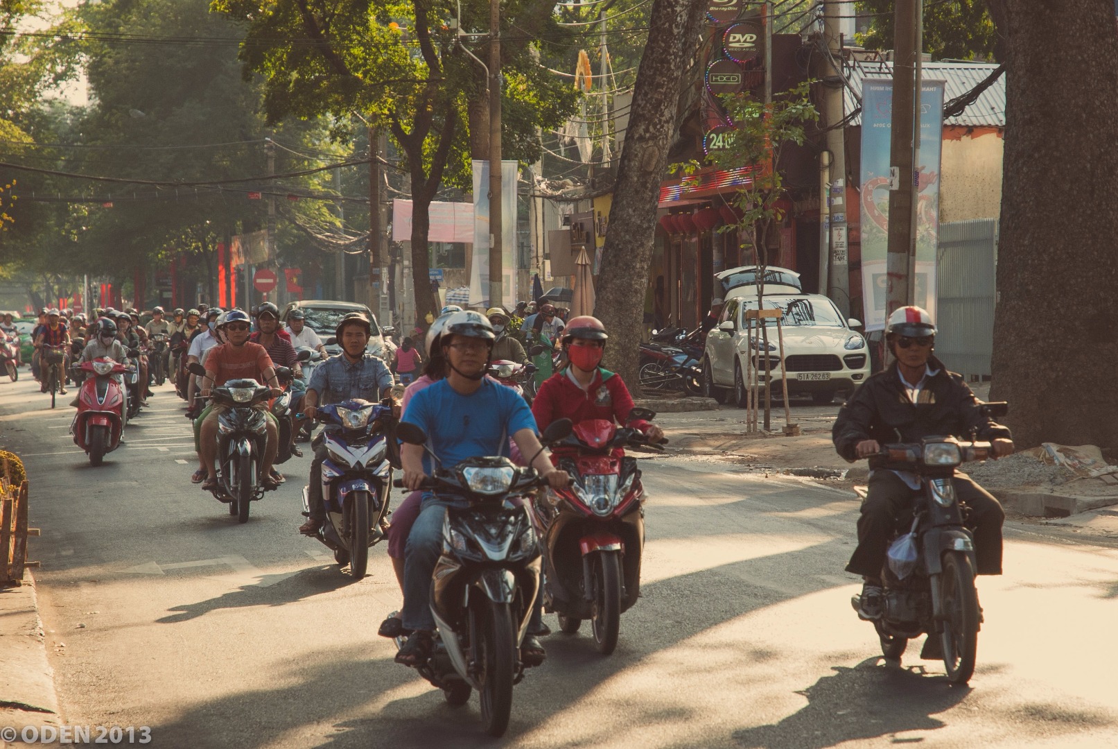 Motorbikes in Vietnam